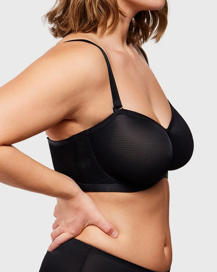 Sylvanyss – Sheer Mesh Half Cup Bra