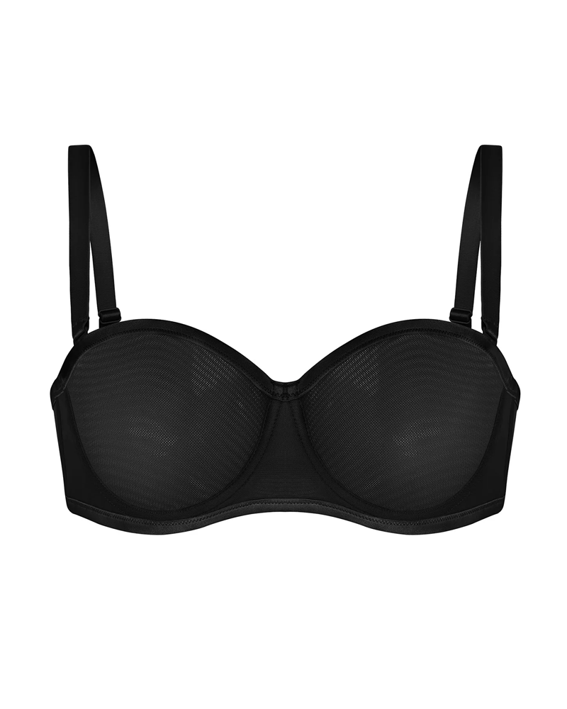 Sylvanyss – Sheer Mesh Half Cup Bra