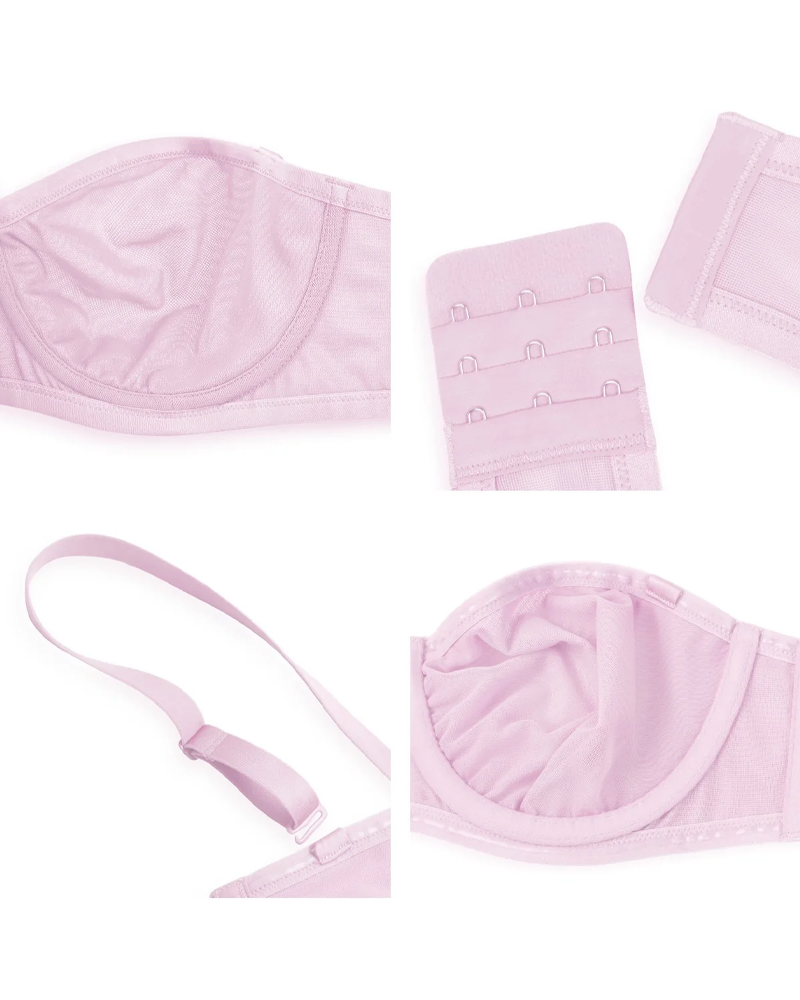 Sylvanyss – Sheer Mesh Half Cup Bra