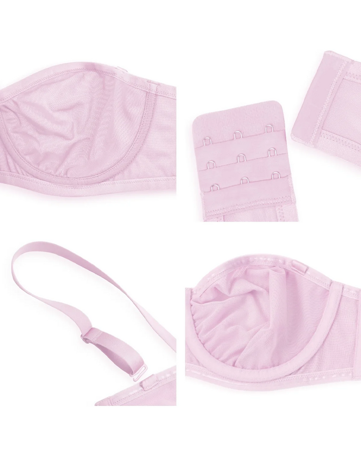 Sylvanyss – Sheer Mesh Half Cup Bra