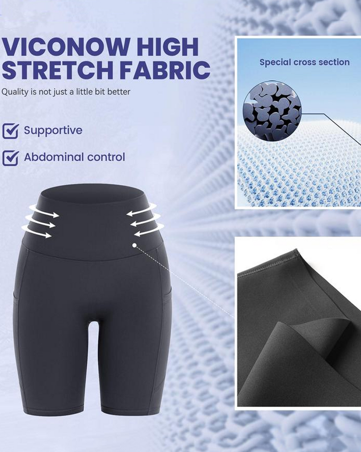 Calyntha – High-Waist Tummy Control Yoga Shorts