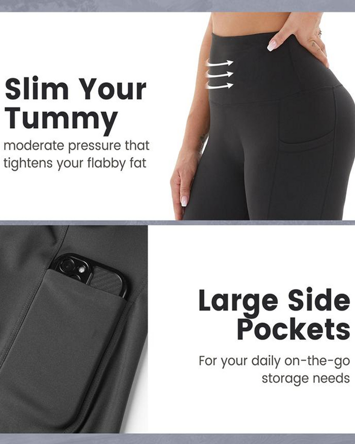 Calyntha – High-Waist Tummy Control Yoga Shorts