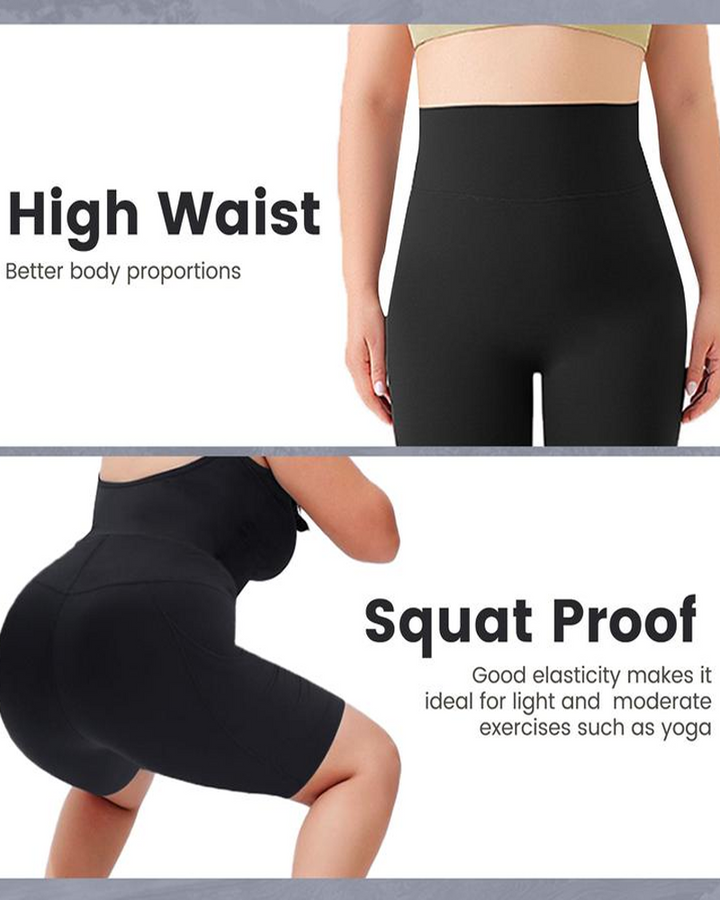 Calyntha – High-Waist Tummy Control Yoga Shorts