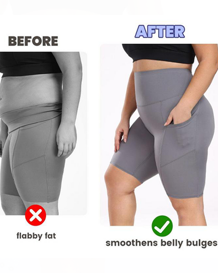 Calyntha – High-Waist Tummy Control Yoga Shorts