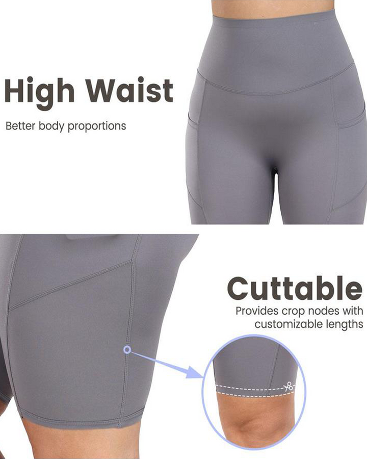 Calyntha – High-Waist Tummy Control Yoga Shorts