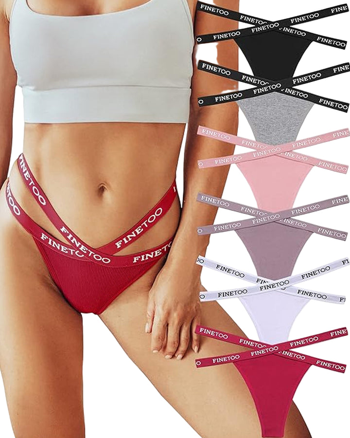 Meliorayne – High-Waist Letter Print Sports Thong