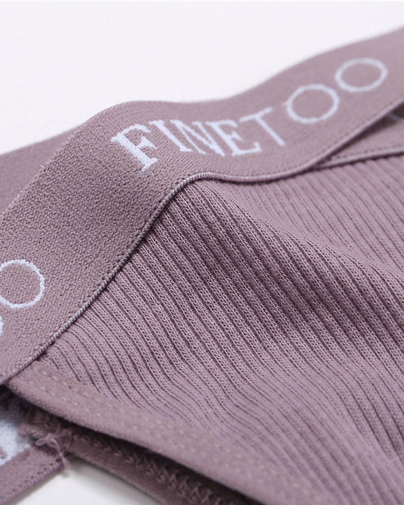 Meliorayne – High-Waist Letter Print Sports Thong