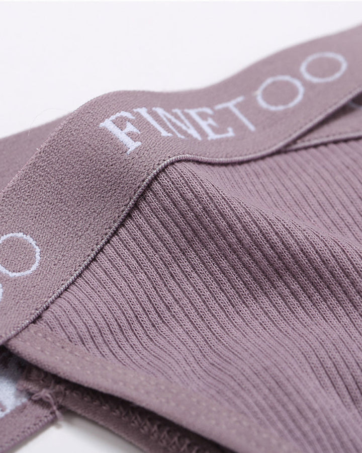 Meliorayne – High-Waist Letter Print Sports Thong