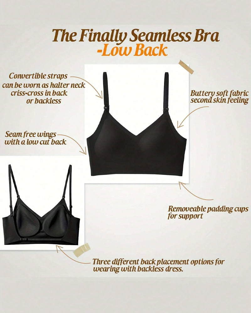 Auryssia – Low Back Seamless Convertible Bra