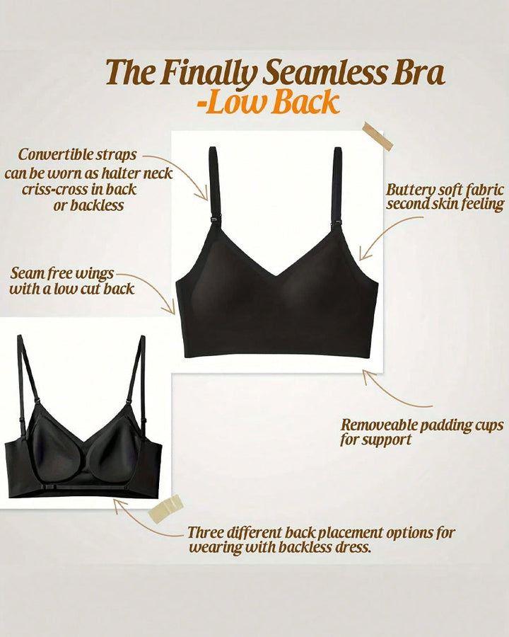 Auryssia – Low Back Seamless Convertible Bra