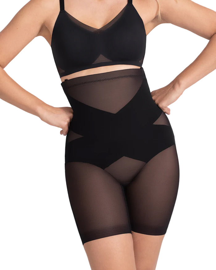 Valessira – High-Waist Double Layer Shaping Shorts