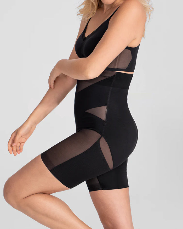 Valessira – High-Waist Double Layer Shaping Shorts