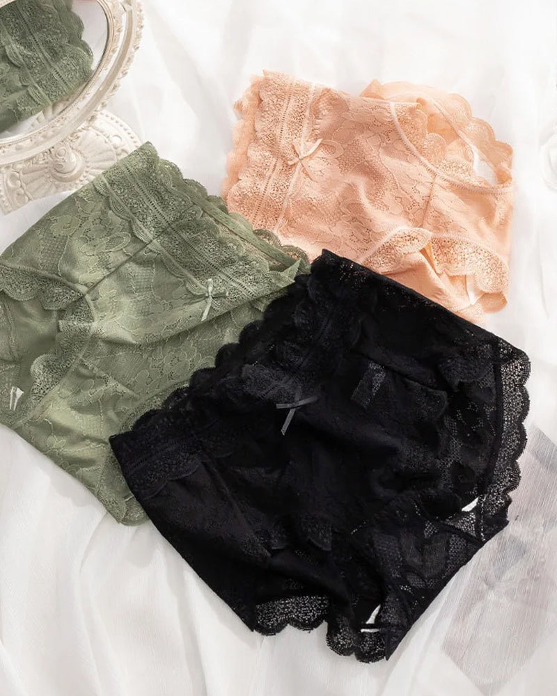 Cyralynthisaela – Lace Jacquard Seamless Panties
