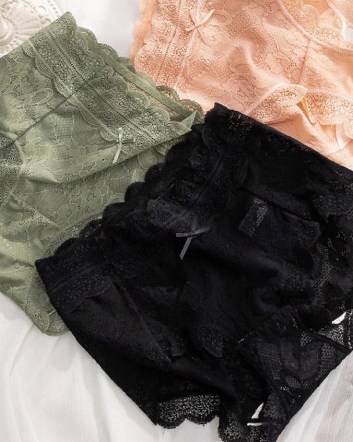 Cyralynthisaela – Lace Jacquard Seamless Panties