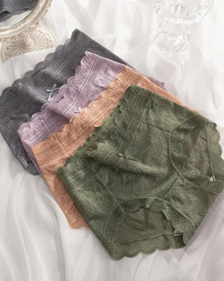 Cyralynthisaela – Lace Jacquard Seamless Panties