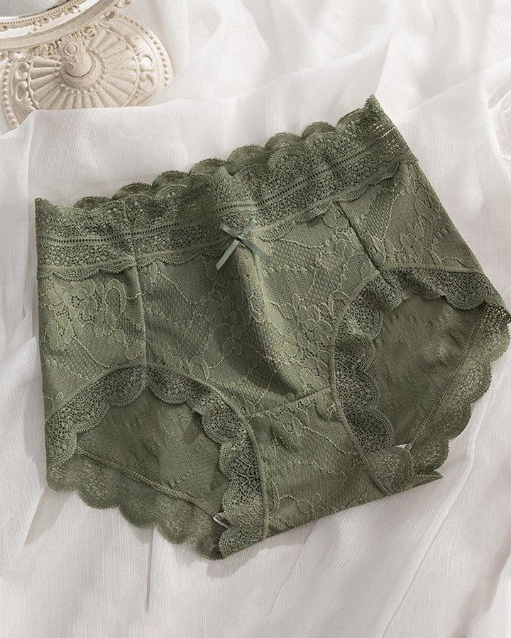 Cyralynthisaela – Lace Jacquard Seamless Panties