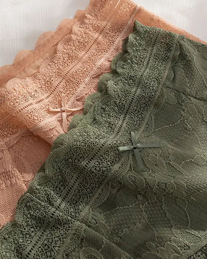 Cyralynthisaela – Lace Jacquard Seamless Panties