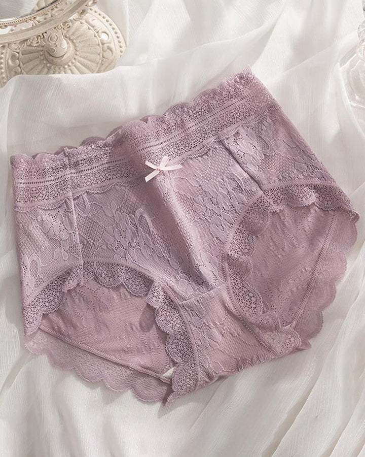 Cyralynthisaela – Lace Jacquard Seamless Panties