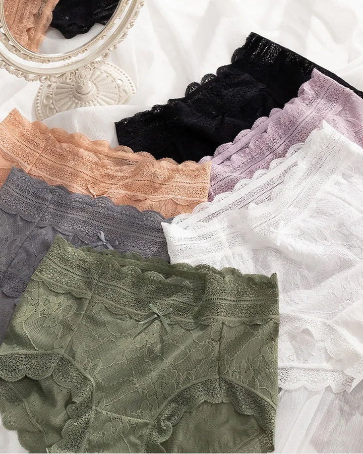 Cyralynthisaela – Lace Jacquard Seamless Panties