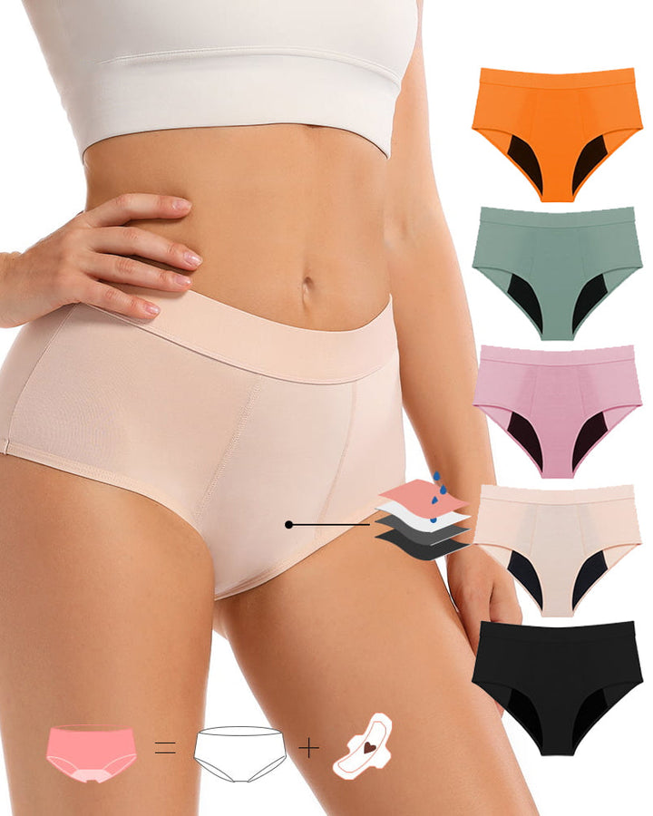Isolyra – Mid-Waist Four-Layer Leak-Proof Panties