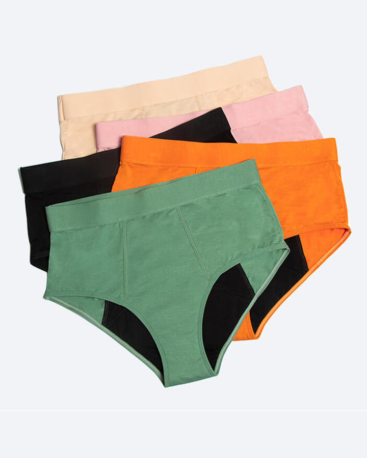 Isolyra – Mid-Waist Four-Layer Leak-Proof Panties