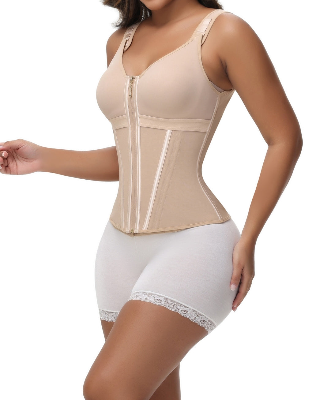 Serelindra – Latex Corset Vest with Bra