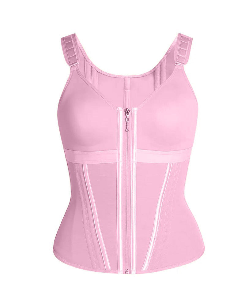 Serelindra – Latex Corset Vest with Bra