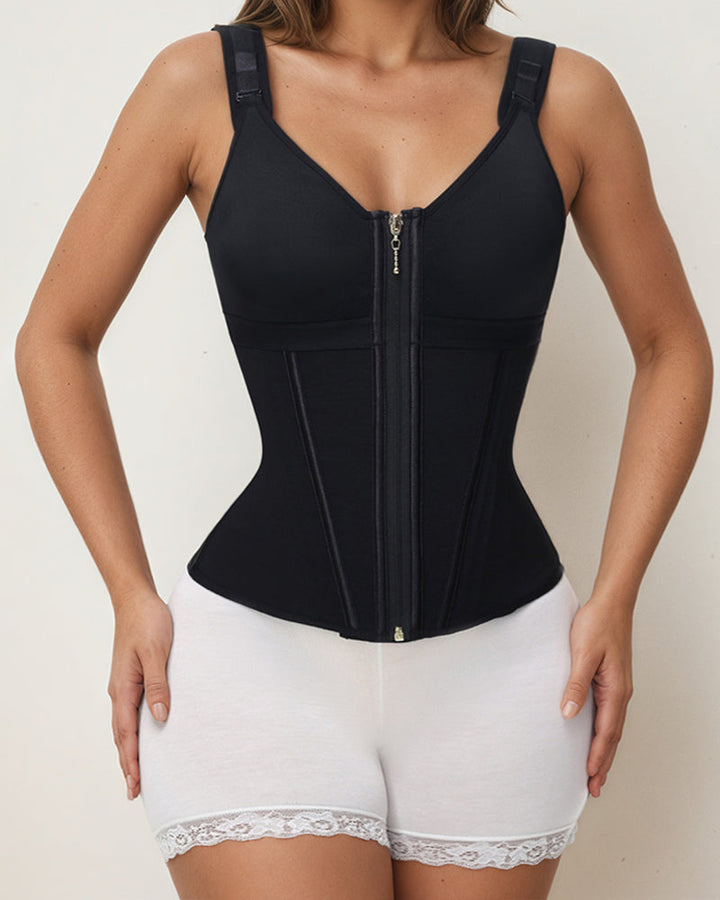 Serelindra – Latex Corset Vest with Bra