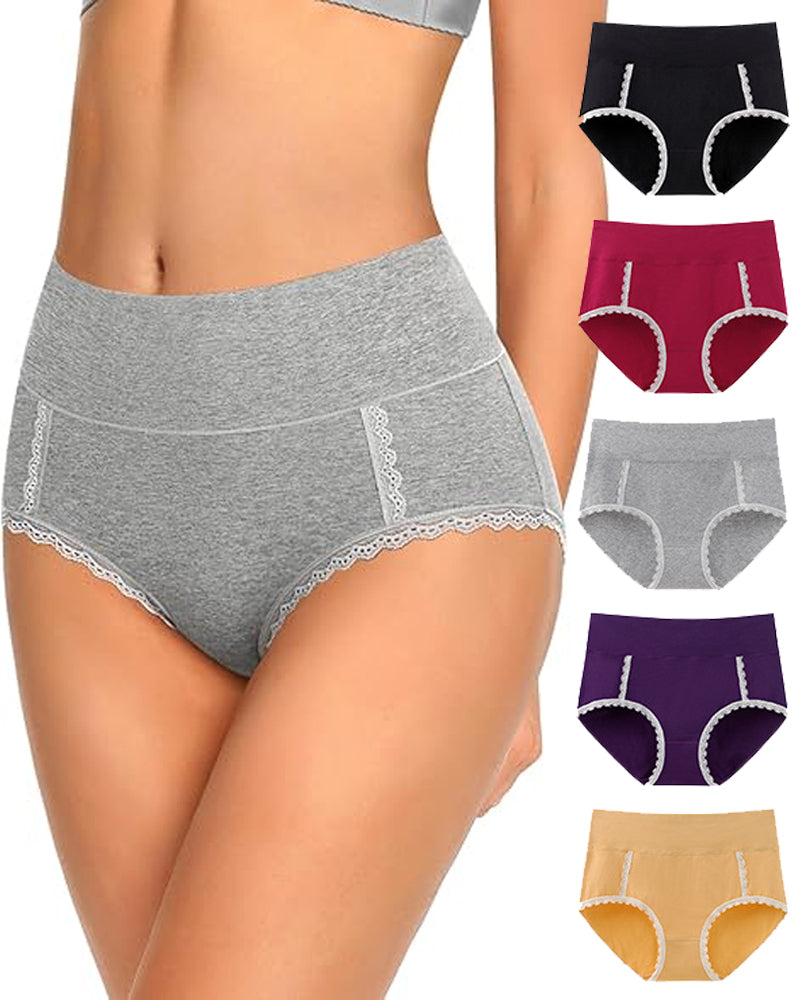 Cyrenna – High-Waist Cotton Panties