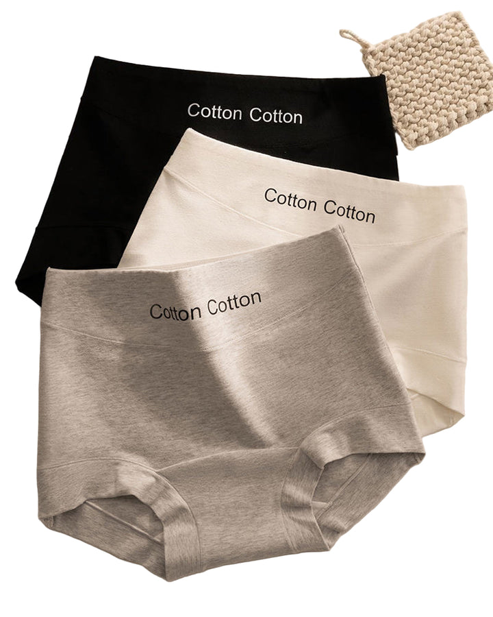 Seraphyne – Seamless High-Waist Cotton Briefs