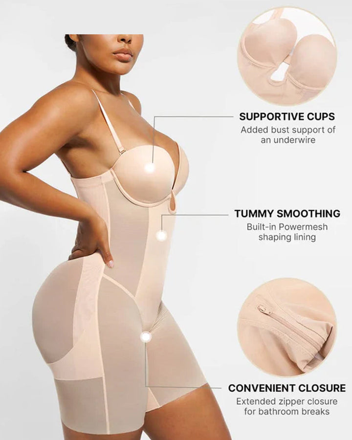 Oryelle – Deep V Backless Body Shaper