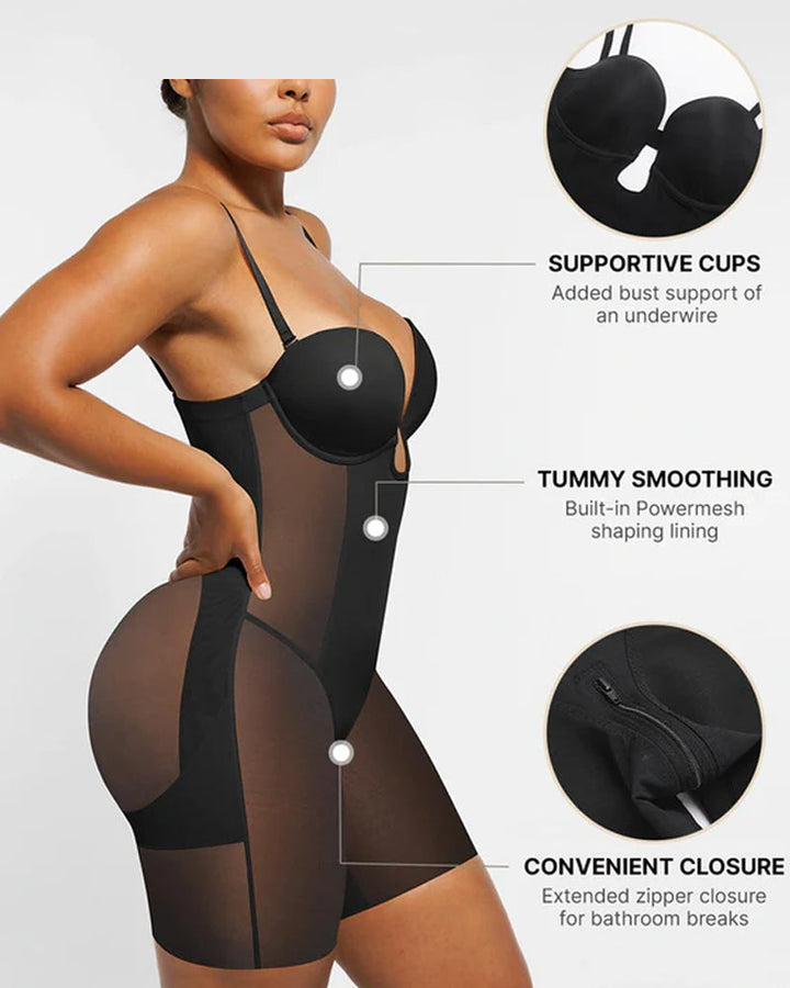 Oryelle – Deep V Backless Body Shaper