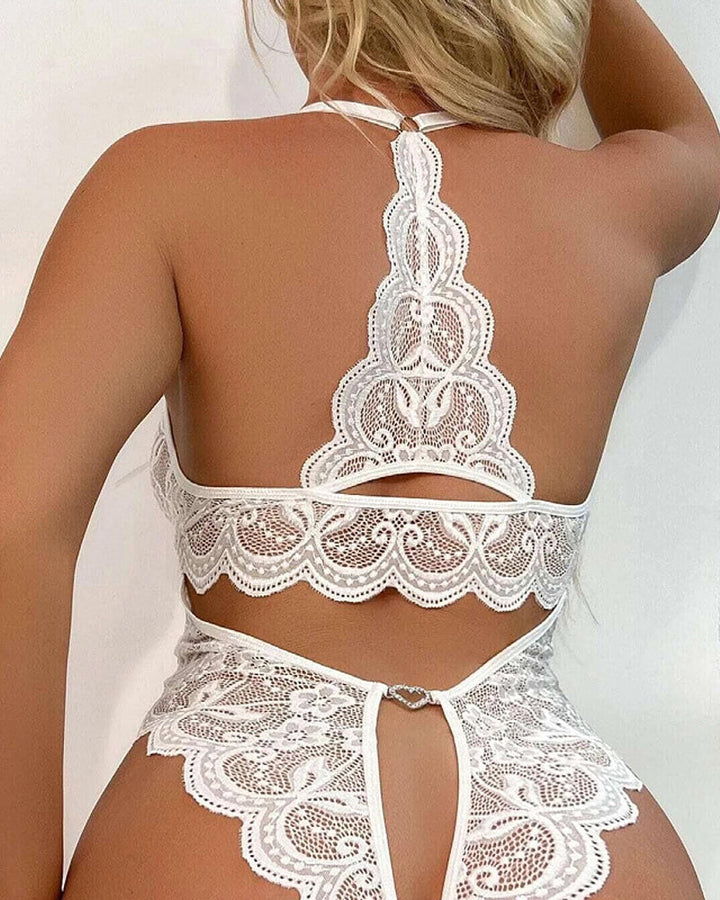 Selviera – Lace Bodysuit Pajamas