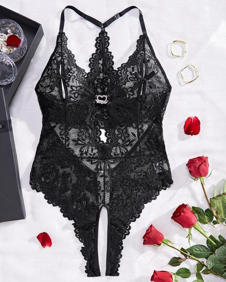 Selviera – Lace Bodysuit Pajamas