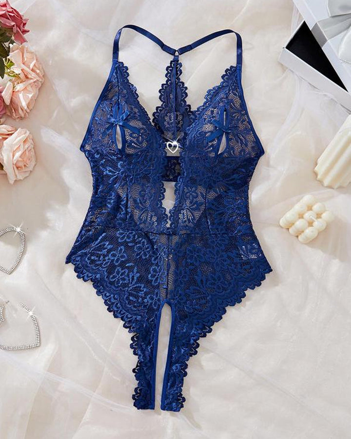 Selviera – Lace Bodysuit Pajamas