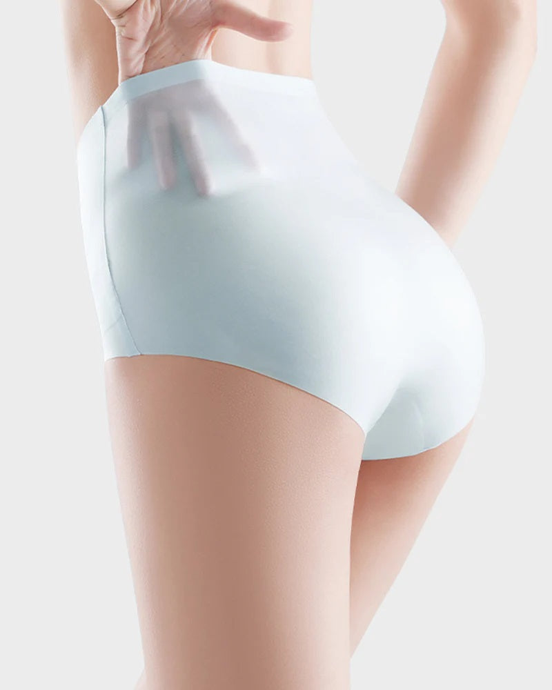 Calyndria – Seamless High-Waist Ice Silk Underwear