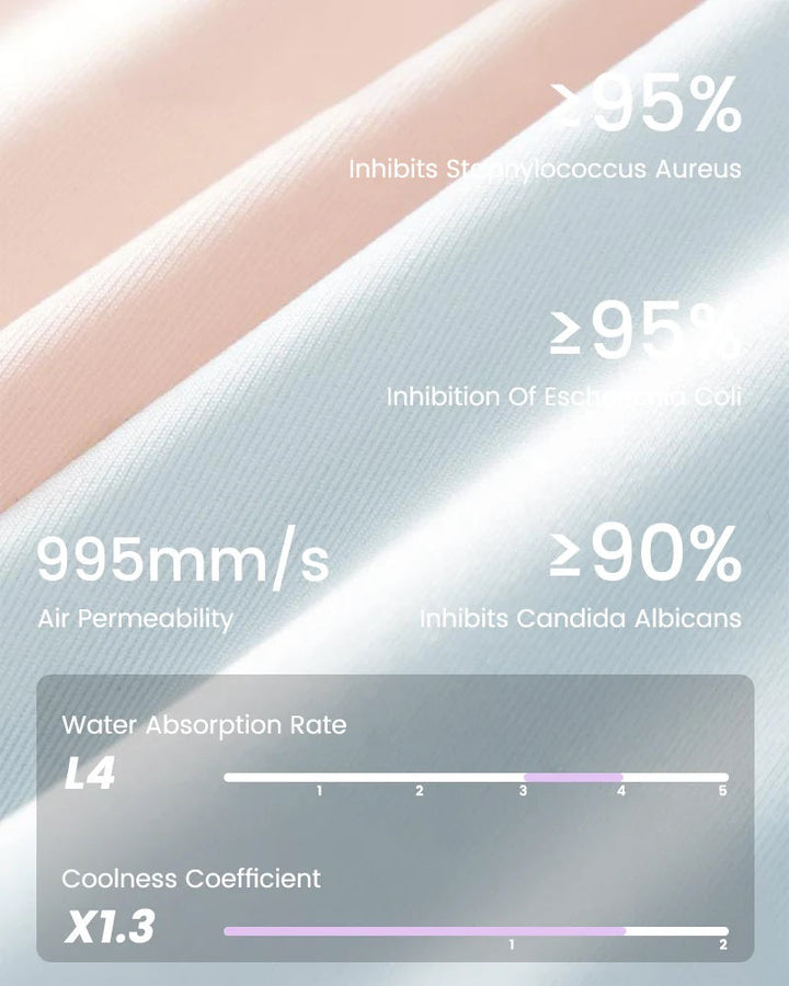 Calyndria – Seamless High-Waist Ice Silk Underwear