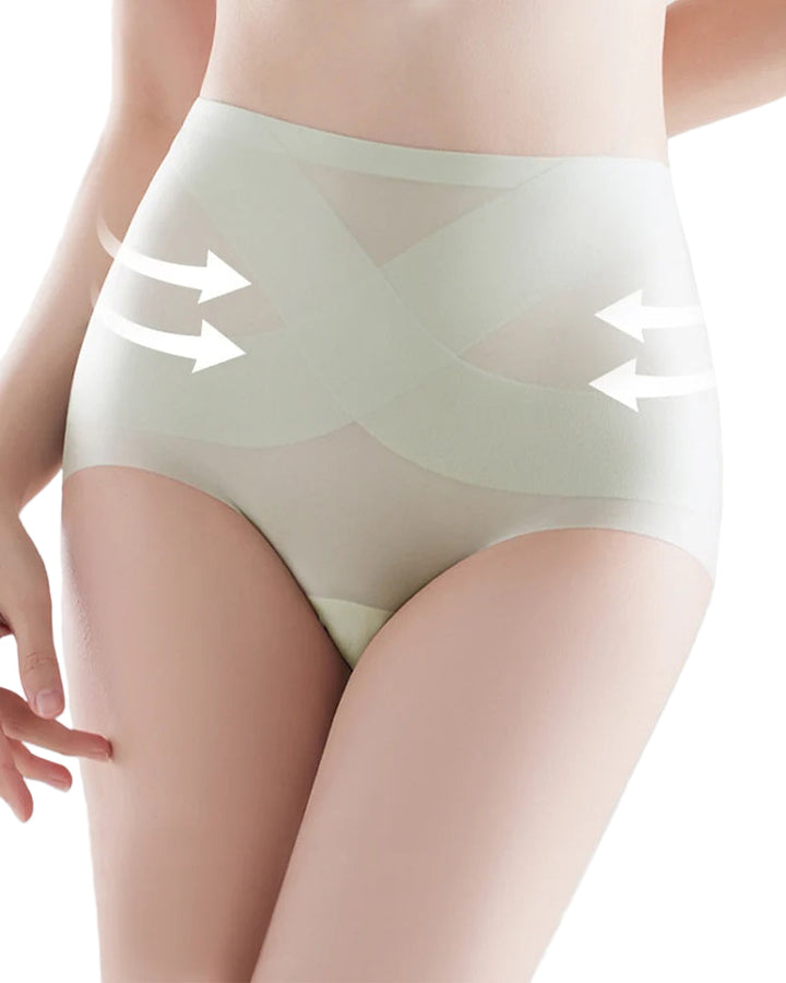 Calyndria – Seamless High-Waist Ice Silk Underwear
