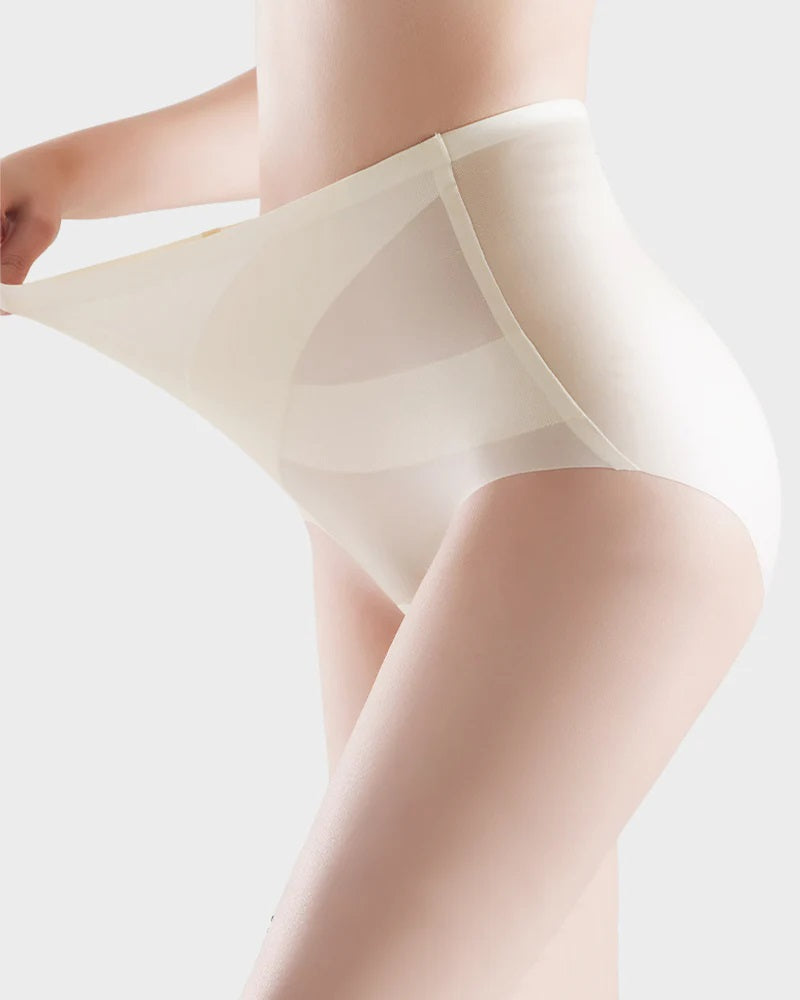 Calyndria – Seamless High-Waist Ice Silk Underwear