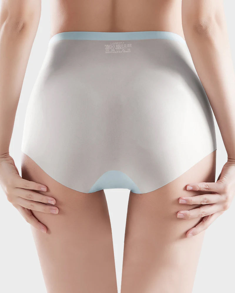 Calyndria – Seamless High-Waist Ice Silk Underwear