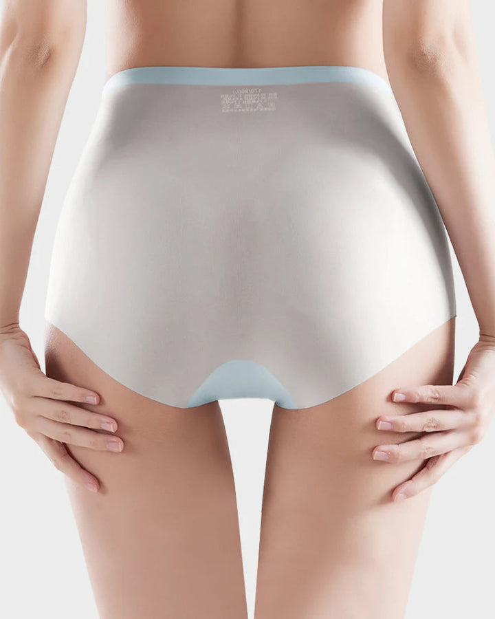 Calyndria – Seamless High-Waist Ice Silk Underwear