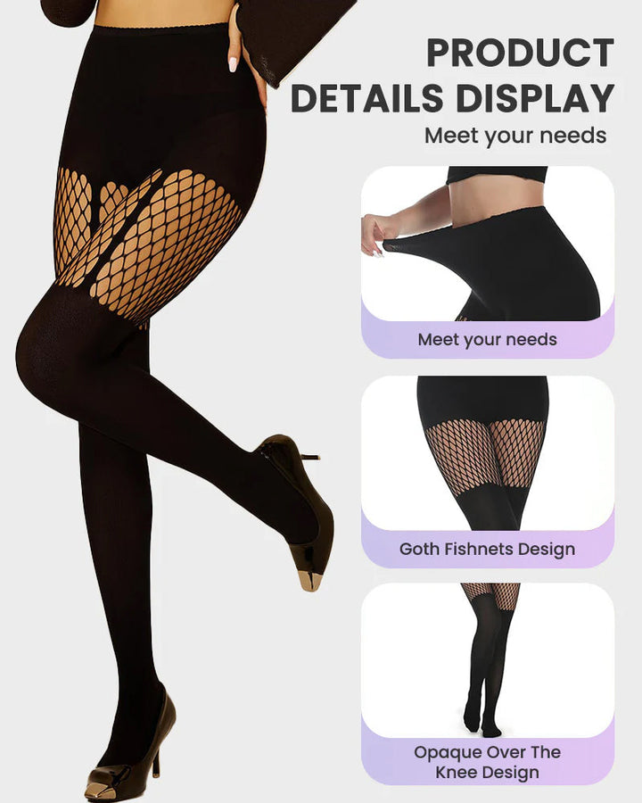 Vanelle – Fishnet Suspender Pantyhose
