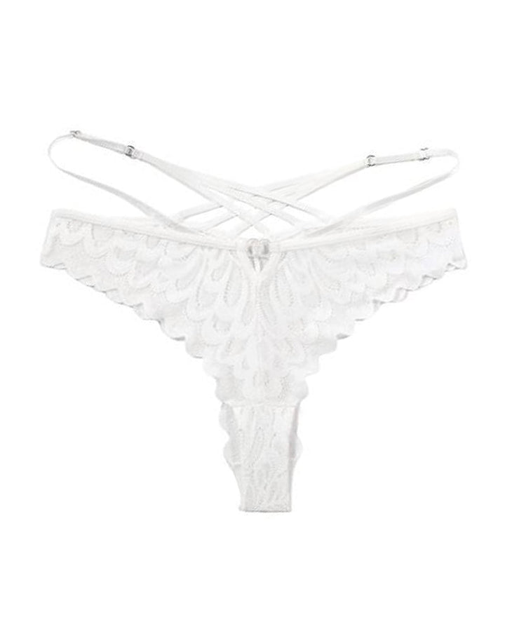 Evelyntra – Lace Cross Back Panties