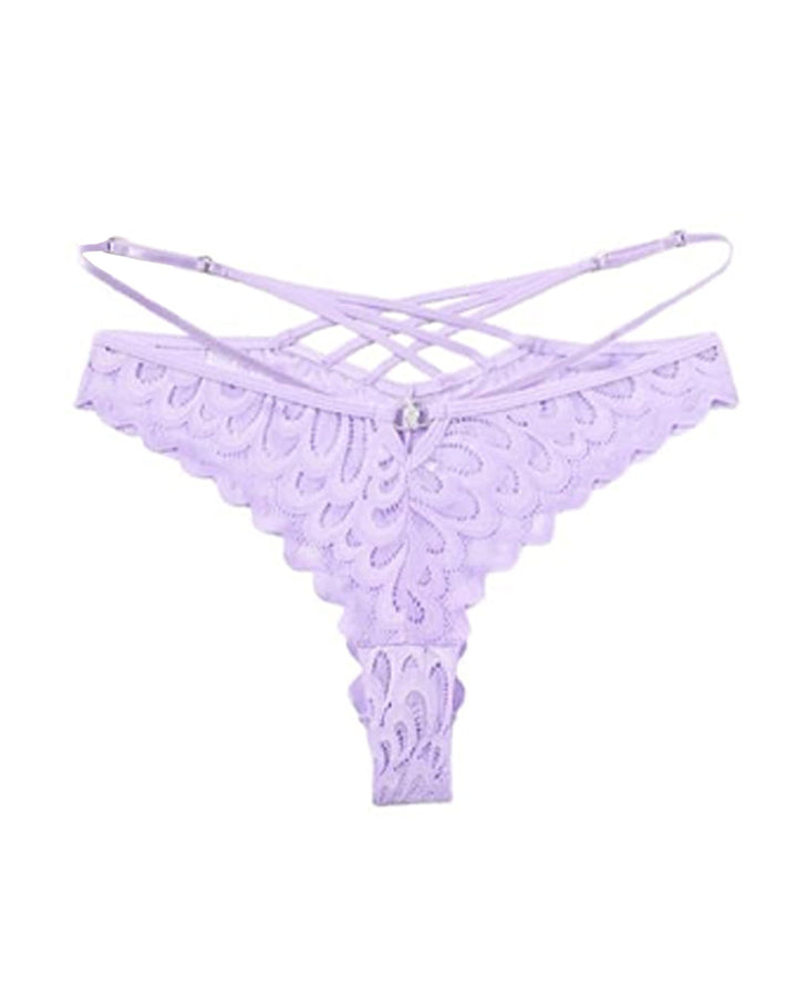 Evelyntra – Lace Cross Back Panties