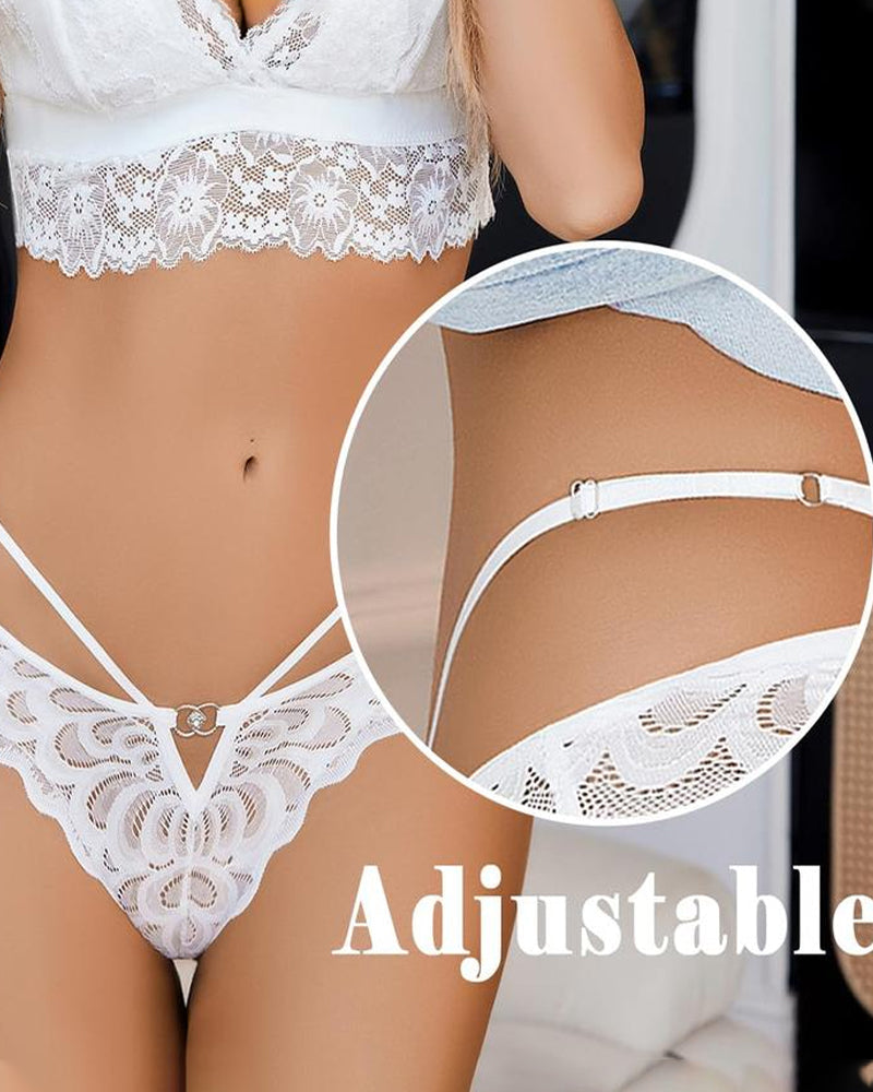 Evelyntra – Lace Cross Back Panties