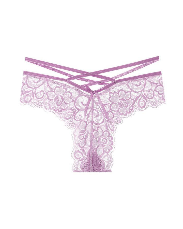 Olivyssaera – Jacquard Lace Low-Rise Briefs