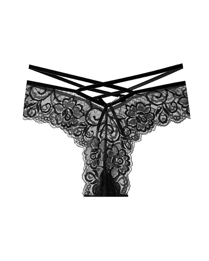 Olivyssaera – Jacquard Lace Low-Rise Briefs