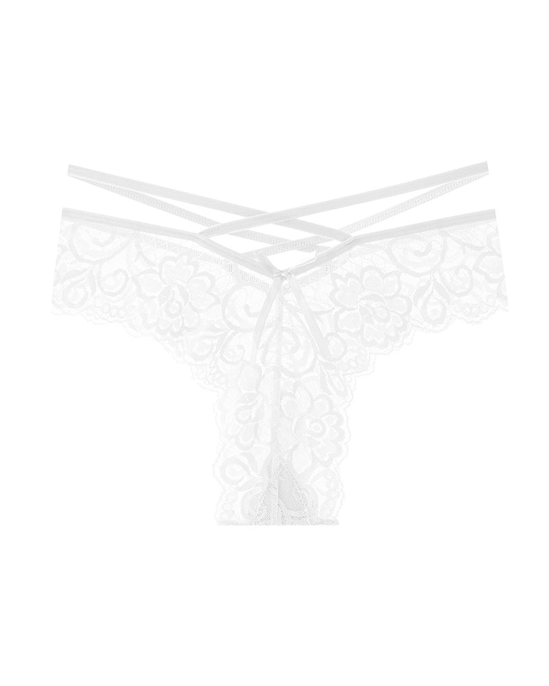 Olivyssaera – Jacquard Lace Low-Rise Briefs