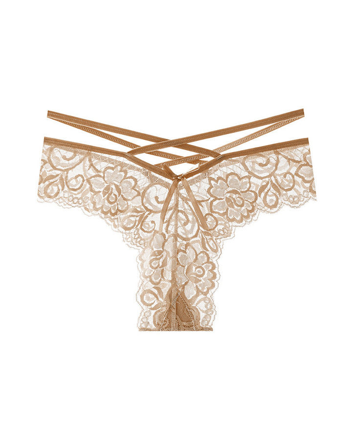 Olivyssaera – Jacquard Lace Low-Rise Briefs