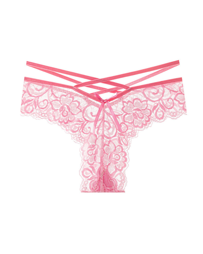 Olivyssaera – Jacquard Lace Low-Rise Briefs